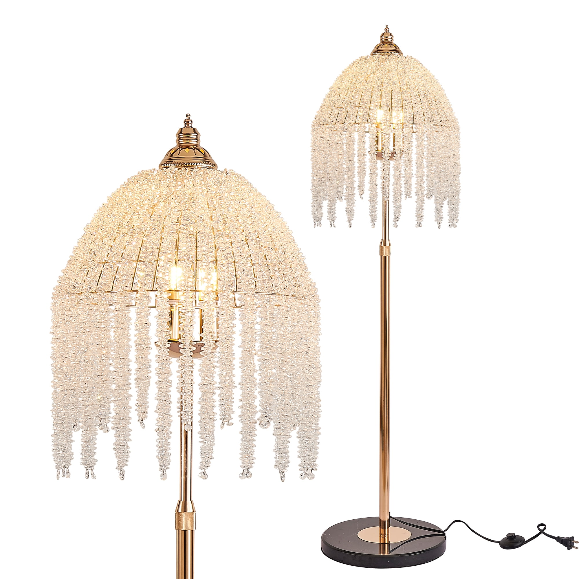 Floor Lamps for Living Room,Minimalist Style Floor Lamp with On/Off Foot Switch Energy-saving Environmentally Friendly Durable and long-lasting