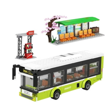 City Bus Urban Transit Building Blocks Set - 415 Pieces