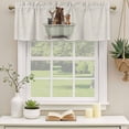 thumbnail image 3 of 2 Pack Valances for Windows, Funny Animals Window Valances for Living Room/Bedroom/Bathroom, Woodland Bathtub Wildlife Watercolor Bear Light Filtering Kitchen Curtain Valance 42"W x18" L, 3 of 9
