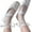 White, variant on Women Spring Summer Crew Socks Sweet Hollow-Out Lace Ankle Socks Japanese Style JK Cute Tie Bowknot Middle Tube Socks