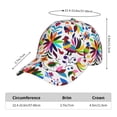 thumbnail image 5 of Goofa Mexican Bright Style Printed Baseball Cap for Men and Women - Adjustable Unisex Hat for Sports and Casual Wear,Sun protection Casual Outdoor Everyday Fashion Cap, 5 of 9
