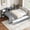 Gray, variant on Harper & Bright Designs Twin Size Daybed with Desk, Trundle and Shelves, Wood Captains Bed with Upholstered Headboard, Charging Station and Side Bookcase, Gray