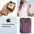 thumbnail image 4 of Leather Crossbody Wallet Case For Samsung Galaxy Z Flip 6,iPhone 13 Pro, 4 of 7