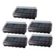 thumbnail image 5 of unbranded 5 De Macetas Para Vivero De Plantas En Plástico Duradero Con Bandejas Apilables Negras, 5 of 8