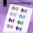 thumbnail image 3 of Esmalte de uñas en gel con forma de escarabajos, 8 colores, cromo 2024 Mirror, 3 of 7