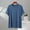 Z1-Dark Blue, variant on Kalauyu Mens Workout Shirts Dry Fit Athletic Short Sleeve Tshirts V Neck Modal Cotton Moisture Wicking Gym Running Performance Shirt