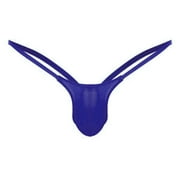 Men's Thongs Underwear 10 Packs Brief Micro Mesh Low Rise Sexy T-Back Bulge Pouch Sexy G-Strings Underpants