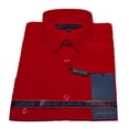 thumbnail image 2 of Boy's Slim Fit Long Sleeve Shirt JL64 Red 14, 2 of 2