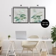 thumbnail image 3 of Stupell Industries Rustic Minimal Blooms 2 Piece Black Framed Floater Canvas Set design by Alex Black, 18 x 18, 3 of 9