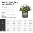thumbnail image 5 of Sikiie Nature Hand Daisies Art Print Men's Hawaiian Shirt, Summer Beach Button Pocket Short Sleeve T-Shirt,X-Large, 5 of 7