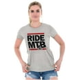 thumbnail image 3 of Ride MTB Mountain Bike Cyclist Womens Slim Fit Graphic Tee Brisco Brands S, 3 of 5