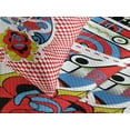 thumbnail image 4 of Ambesonne Rock Music Quilted Bedspread Set 3 Pcs, 60s Inspired Guitar, King Size, Multicolor, 4 of 5