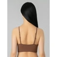thumbnail image 2 of No Boundaries Women's Seamless Ribbed Triangle Bralette, Sizes XS-XXXL, 2 of 9