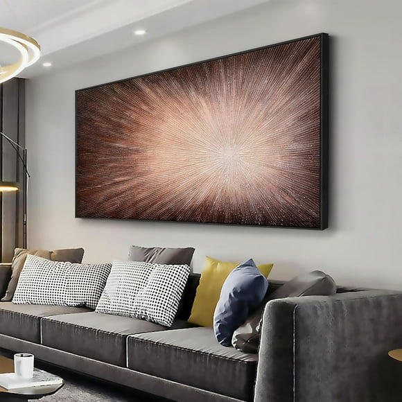 Tree of Life Wall Art Abstract Framed Modern Artwork Canvas Painting Textured Tree Pictures Wall Decor Home Decor Wall Ready to Hang for Bedroom Living Room Size 20"x40"
