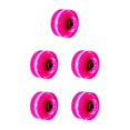 thumbnail image 2 of Soidarity Light Up Quad Roller Good Grip LED Ruedas de patín redondas Reducción de la fricción Rueda de doble Alta dureza Outdoor Girl Pink / Type2 NO2, 2 of 6