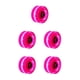 thumbnail image 2 of Soidarity Light Up Quad Roller Good Grip LED Ruedas de patín redondas Reducción de la fricción Rueda de doble Alta dureza Outdoor Girl Pink / Type2 NO2, 2 of 6