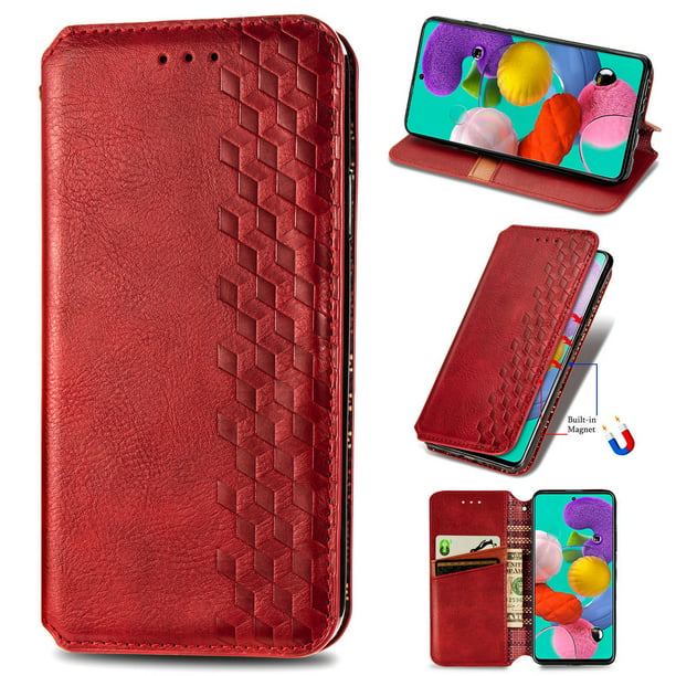 Dteck Case For Samsung Galaxy A51 5G (6.5 inches),Luxury Leather Wallet ...