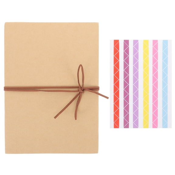 Eease Vintage Style Accordion Album DIY Foldable Photo Scrapbook Graduation Album