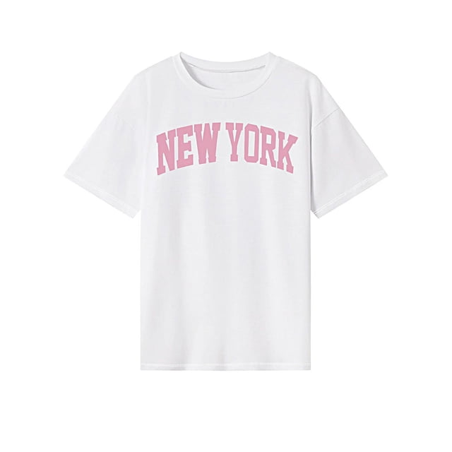 Camiseta de mujer verano moda ligera cómoda básica camiseta para deportes