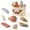 Meat, variant on Robud 7PCS Wooden Cutting Food Playset - Montessori Pretend Kitchen Toys for Toddlers, Role Play Gift for Boys & Girls, Meat