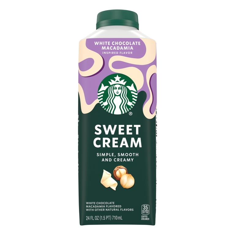 Starbucks White Chocolate Macadamia Flavored Sweet Cream Creamer
