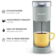 Keurig K-Mini Single Serve K-Cup Pod Coffee Maker, 6 to 12oz , Studio Gray