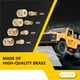thumbnail image 3 of Adaptador de contrapeso de contrapeso de latón de automóviles Combiner Crawler modelo de vehículo Reemplazo para Axial SCX24 AXI00002 AXI00001 4 piezas Inevent HA012082-06, 3 of 7