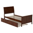 thumbnail image 2 of AFI Portland Twin-XL Wood Platform Bed with Matching Footboard and Twin-XL Trundle, Walnut, 2 of 14