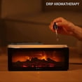 thumbnail image 4 of Fireplace Flame Effect Essential Oil Diffuser & Humidifier - Remote Control, 7 LED Flame Colors, Auto-Off Aroma Diffuser for Bedroom & Home Office, 4 of 5