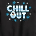 thumbnail image 3 of Disney Emoji - Olaf Chill Out - Toddler And Youth Crewneck Fleece Sweatshirt, 3 of 5