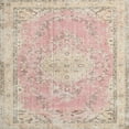 thumbnail image 1 of Ahgly Company Machine Washable Indoor Square Traditional Desert Sand Beige Area Rugs, 8' Square, 1 of 7