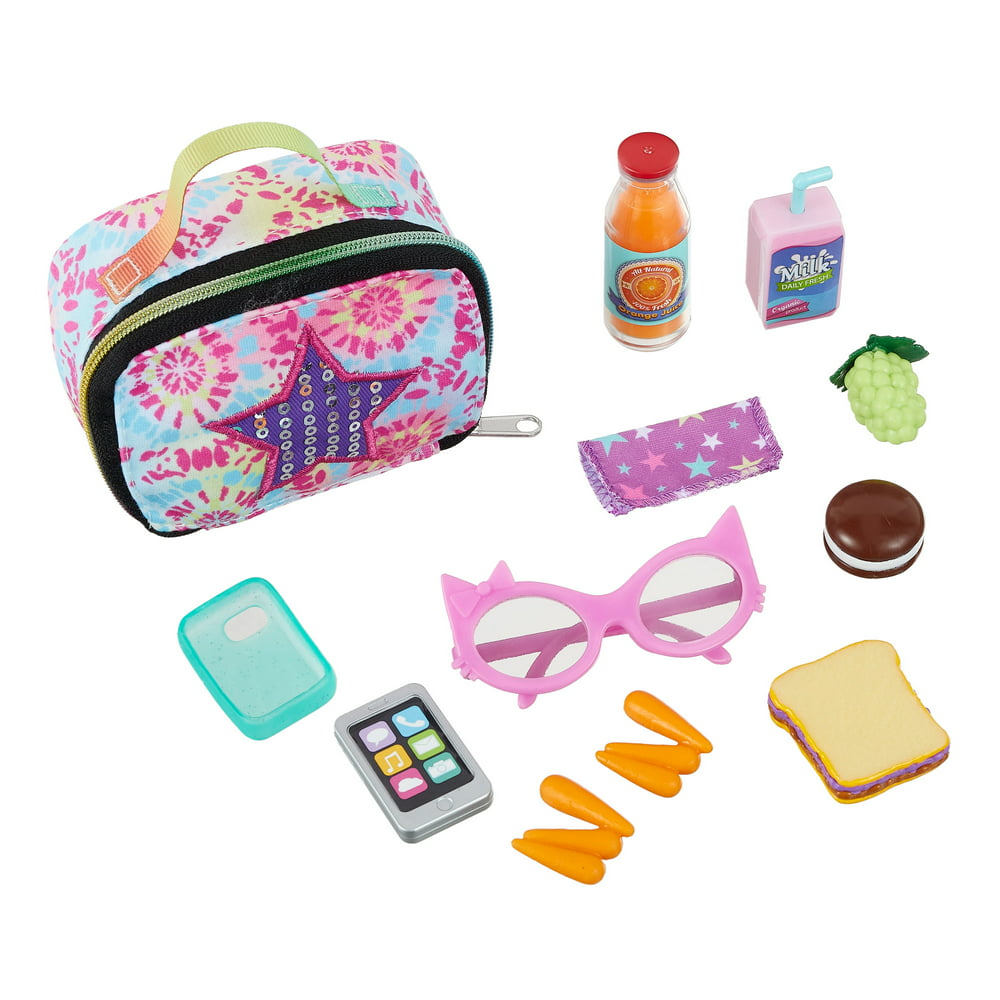 My Life As Lunch Accessories Play Set for 18” Dolls, 11 Pieces ...