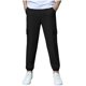 thumbnail image 2 of Pantalones largos para niño grande, pantalones multibolsillos, pantalones deportivos hasta el tobillo de color liso para niño, pantalones con cintura elástica, pantalones de algodón para niño, 2 of 7
