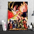 thumbnail image 2 of Cuadro Decorativo Dragon Ball Z Personajes Canvas Listo Para Colgar 30x45cm Jungle Art Impresion Tela Arte, 2 of 6