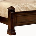 thumbnail image 3 of California King Bed with Paneled Details and Camelback Headboard, Brown, 3 of 7