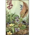 thumbnail image 2 of Unknown  11x14 White Modern Wood Framed Museum Art Print Titled - Garden Fantasy II, 2 of 4