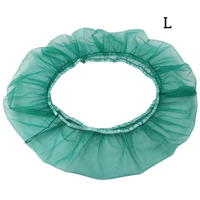 Birdcage Cover Mesh Elastic Opening Airy Seed Seed Catcher Catcher Skirt Soft Ventilated Washable Reusable Netting Guard Protector Green L