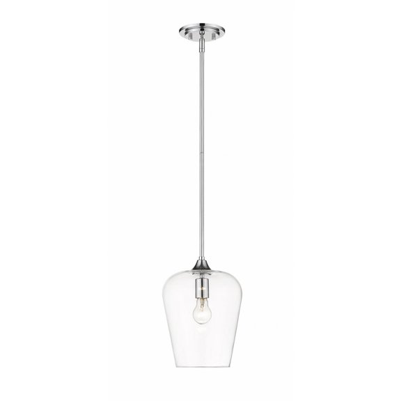 Z-Lite 473P9-CH 12 in. Joliet Pendant Ceiling Light, Chrome