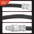 thumbnail image 6 of A-Premium Rear Driver or Passenger Brake Hydraulic Hose Compatible with Mercedes-Benz Models - W163 ML320 1998-2003, ML350 2003-2005, ML430, ML500, ML55 AMG, W166 ML500 - Replace# 1634201348, 6 of 9
