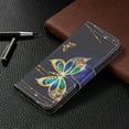 thumbnail image 4 of Allytech Wallet Case for iPhone 13 (6.1 inch 2021 Release), Colorful Painting PU Leather Flip Folio Case with Card Holders Kickstand Shockproof Case for iPhone 13 2021, Gold Butterfly, 4 of 4