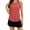 Watermelon Red #001, variant on Women Summer Workout Tank Tops Ruffle Sleeveless Racerback Crewneck Casual Loose Running Gym Athletic Yoga Tee Shirts, M