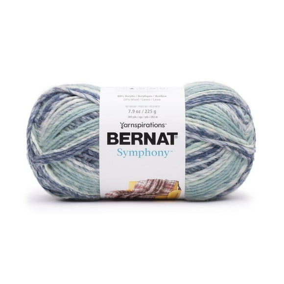 Bernat® Symphony™ #5 Bulky Blend Yarn, 7.9oz/225g 309 Yards