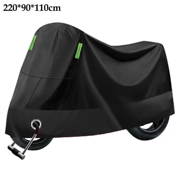 OADUKQ Motorcycle Scooter Cover, All-Weather Sun Protection Cover, Outdoor Parking and Anti-Theft, 86.6 X 35.4 X 43.3 in