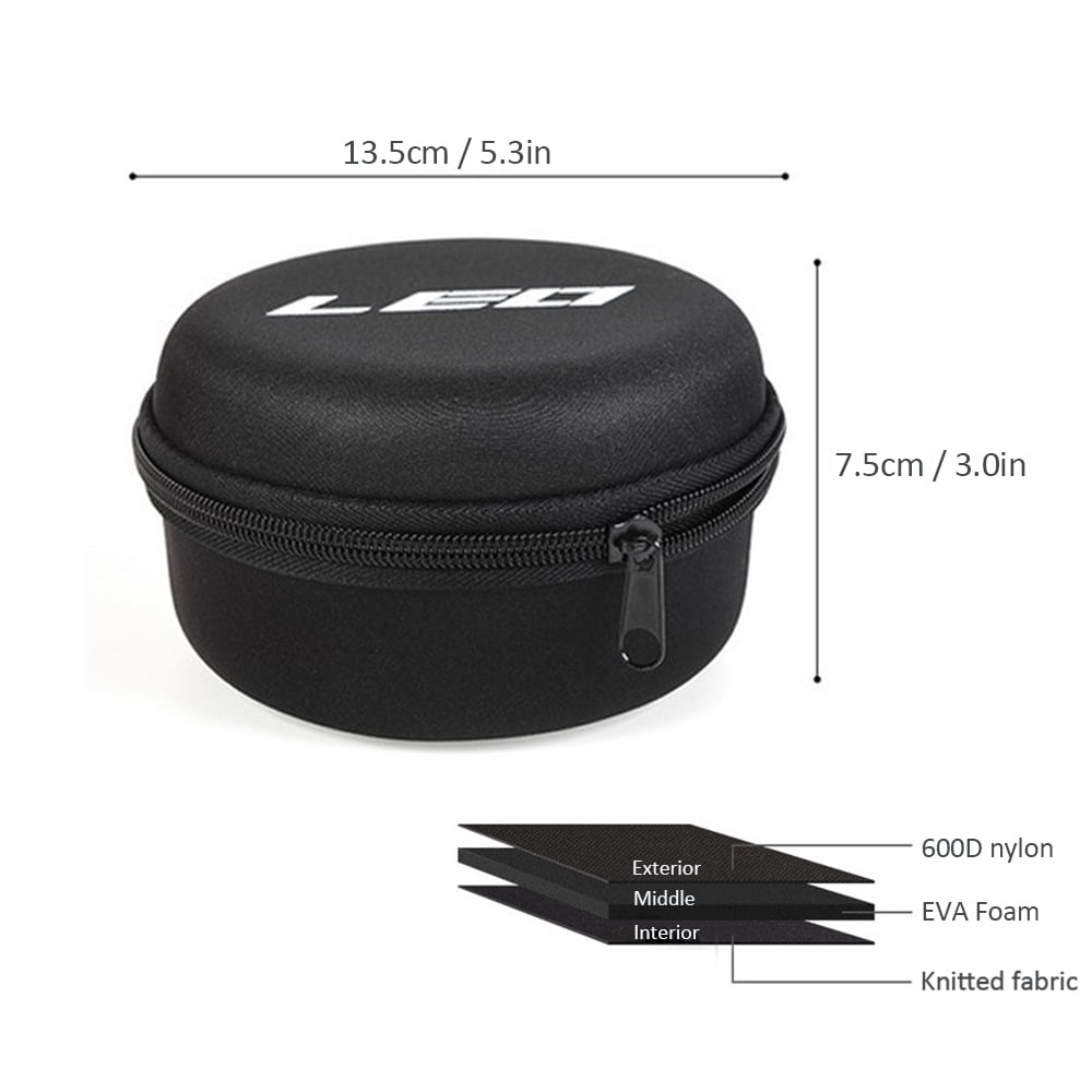 1 PCS EVA Fishing Reel Bag Protective Case Cover for Spinning/Raft/Fly Fishing 