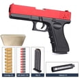thumbnail image 4 of Pistolas De Juguete De Carcasa Blanda Airsoft Gun Pistol Shell Throwing Case Throwing Gun para niños adultos (rojo) Tmvgtek libre de BPA, 4 of 9
