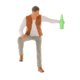 thumbnail image 2 of 1:64 figuras de personas pintadas a mano modelo de muñecas accesorio de Beber hombre chaleco Zulema Figura de personas de modelos en miniatura, 2 of 8