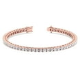 thumbnail image 2 of Lena - 4.10 Carat Classic Diamond Tennis Bracelet (4-Prong), 2 of 8
