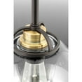 thumbnail image 6 of Progress Lighting Chronicle 1-Light Mini-Pendant, Antique Bronze, Clear Seeded Glass, Steel, Dry Rated, 6 of 7