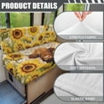 thumbnail image 6 of XYZCANDO Cow Sunflower RV Dinette Cushion Covers Washable Couch Cushion Covers Universal Slip Covers for Loveseat Comfortable RV Accessories for Inside 1 Backrest Cover and 1 Bench Cover, 6 of 7