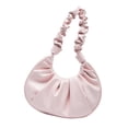 thumbnail image 3 of Bolso para las axilas Bolso pequeño de piel sintética para mujer Bolso de hombro de color sólido Bolso para teléfono, rosa Advancent AP000377-05, 3 of 7